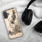 Lavender Branch iPhone Case | Nature Art - Image 121