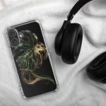 Dark Monstera Leaf iPhone Case | Nature Art - Image 121