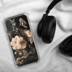 Dark Cherry Blossom iPhone Case | Nature Art - Image 121
