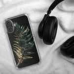 Dark Fern Frond iPhone Case | Nature Art - Image 121