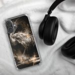 Dark Crane iPhone Case | Nature Art - Image 121