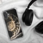 Dark Nautilus Shell iPhone Case | Nature Art - Image 121