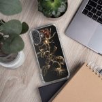 Dark Wild Rose iPhone Case | Nature Art - Image 122