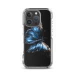Dark Blue Morpho Butterfly iPhone Case | Nature Art - Image 43
