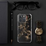 Dark Wild Rose iPhone Case | Nature Art - Image 126