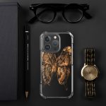 Dark Atlas Moth iPhone Case | Nature Art - Image 126