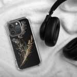 Dark Lavender Branch iPhone Case | Nature Art - Image 127