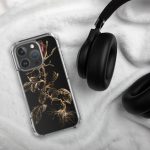 Dark Wild Rose iPhone Case | Nature Art - Image 127
