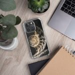 Dark Nautilus Shell iPhone Case | Nature Art - Image 128