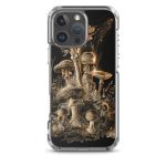 Dark Forest Mushroom Cluster iPhone Case | Nature Art - Image 41