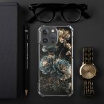Dark Succulent Cluster iPhone Case | Nature Art - Image 123