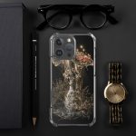 Dark Fly Agaric Mushroom iPhone Case | Nature Art - Image 123