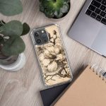 Magnolia Botanical iPhone Case | Nature Art - Image 125