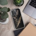 Dark Lavender Branch iPhone Case | Nature Art - Image 125