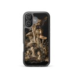 Dark Forest Mushroom Cluster iPhone Case | Nature Art - Image 50