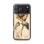 Sunflower Botanical iPhone Case | Nature Art - Image 48