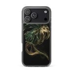 Dark Monstera Leaf iPhone Case | Nature Art - Image 48