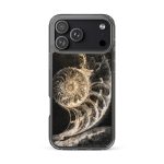 Dark Nautilus Shell iPhone Case | Nature Art - Image 48