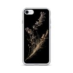 Dark Lavender Branch iPhone Case | Nature Art - Image 51