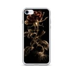 Dark Wild Rose iPhone Case | Nature Art - Image 51