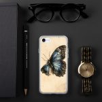 Blue Morpho Butterfly iPhone Case | Nature Art - Image 132