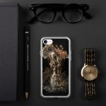 Dark Fly Agaric Mushroom iPhone Case | Nature Art - Image 132