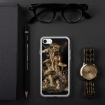 Dark Forest Mushroom Cluster iPhone Case | Nature Art - Image 132