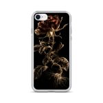 Dark Wild Rose iPhone Case | Nature Art - Image 53