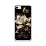 Dark Magnolia iPhone Case | Nature Art - Image 53