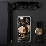 Dark Cherry Blossom iPhone Case | Nature Art - Image 135