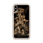 Dark Forest Mushroom Cluster iPhone Case | Nature Art - Image 57