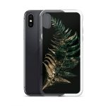 Dark Fern Frond iPhone Case | Nature Art - Image 56