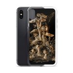 Dark Forest Mushroom Cluster iPhone Case | Nature Art - Image 56