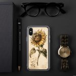 Sunflower Botanical iPhone Case | Nature Art - Image 138