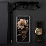 Dark Peony Botanical iPhone Case | Nature Art - Image 138
