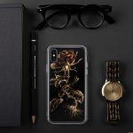 Dark Wild Rose iPhone Case | Nature Art - Image 138