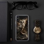 Dark Barn Owl iPhone Case | Nature Art - Image 138