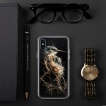 Dark Kingfisher iPhone Case | Nature Art - Image 138