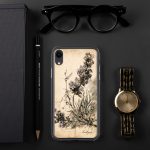 Lavender Branch iPhone Case | Nature Art - Image 141