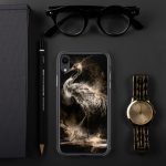 Dark Crane iPhone Case | Nature Art - Image 141