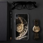 Dark Nautilus Shell iPhone Case | Nature Art - Image 141