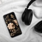 Dark Cherry Blossom iPhone Case | Nature Art - Image 142