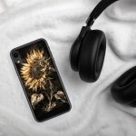 Dark Sunflower iPhone Case | Nature Art - Image 142