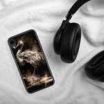 Dark Crane iPhone Case | Nature Art - Image 142