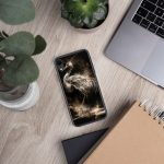 Dark Crane iPhone Case | Nature Art - Image 143