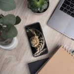 Dark Nautilus Shell iPhone Case | Nature Art - Image 143